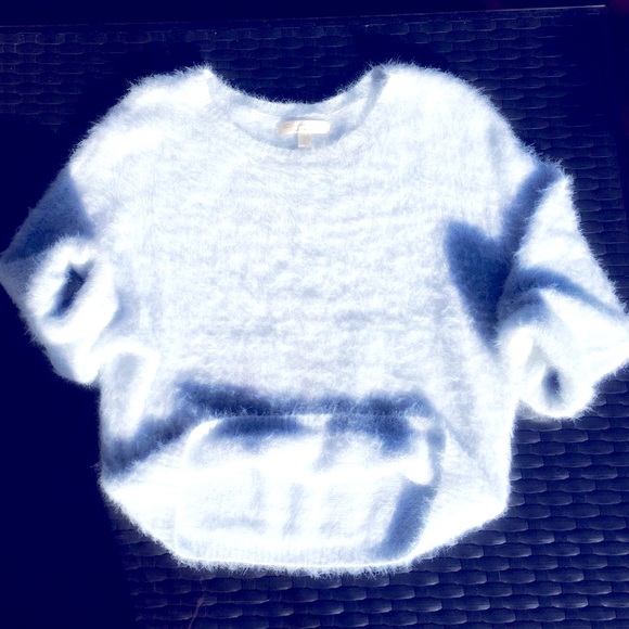 Rare Find! So Soft and Fun Baby Blue Sweater - Picture 2 of 7